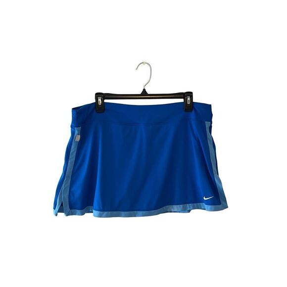 Nike Dresses & Skirts - Nike royal blue athletic skirt with light blue trim - XL